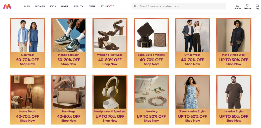 Myntra Advertising Agency in India